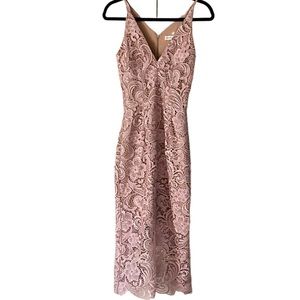 Dress the Population Pink Lace Dress